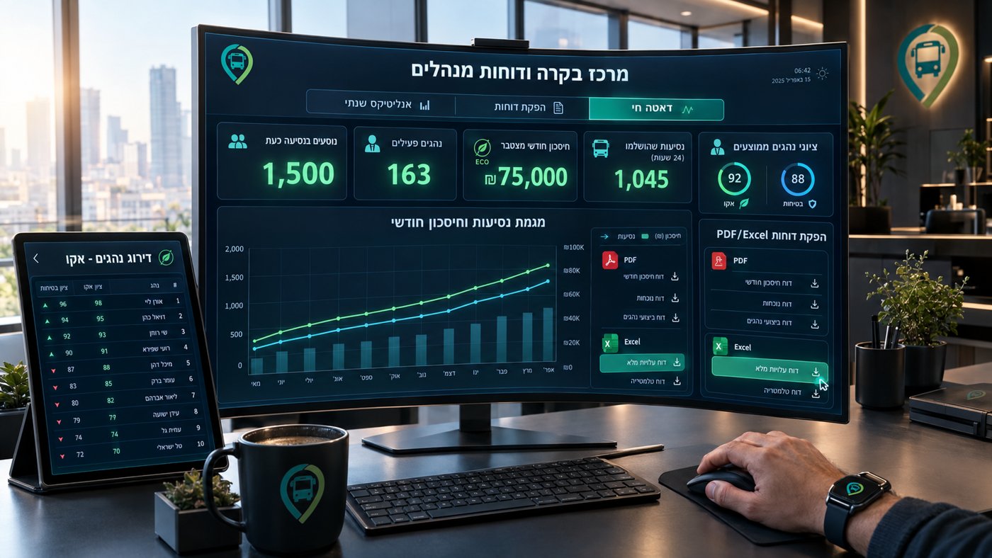מערכת ניהול צי להסעות: 5 דברים שמנהל צי חייב לראות במסך אחד