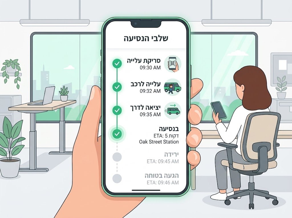 בקרת הורים להסעות תלמידים: מה ההורה צריך לראות בכל רגע — ואיך זה עובד בפועל